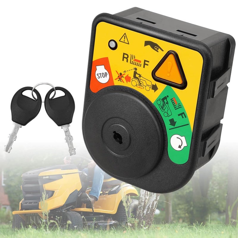 RAMATA 925-06119C 725-13425 Ignition Starter Switch with Key Fit for Cub Cadet Parts XT1-LT42 XT1-LT46 XT2-LX42 JD Troy Bilt TB30R TB42 TB46 MTD Craftsman Riding Lawn Mower Replace 725-04227 725-06119 - Image 1